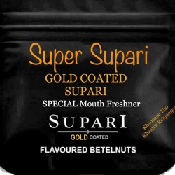 SUPER SUPARI GOLD Rs 25 ZIPPER POUCH 