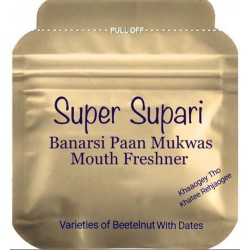 SUPER SUPARI Rs 10 BANARSI PAAN MUKWAS ZIPPER POUCH 