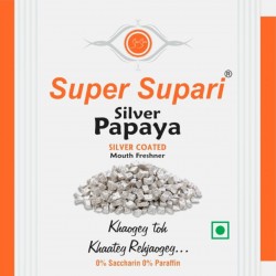 SUPER SUPARI Rs 10 Fully Silver Coated Papaya 