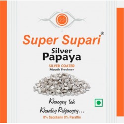 SUPER SUPARI Rs 10 Fully Silver Coated Papaya 